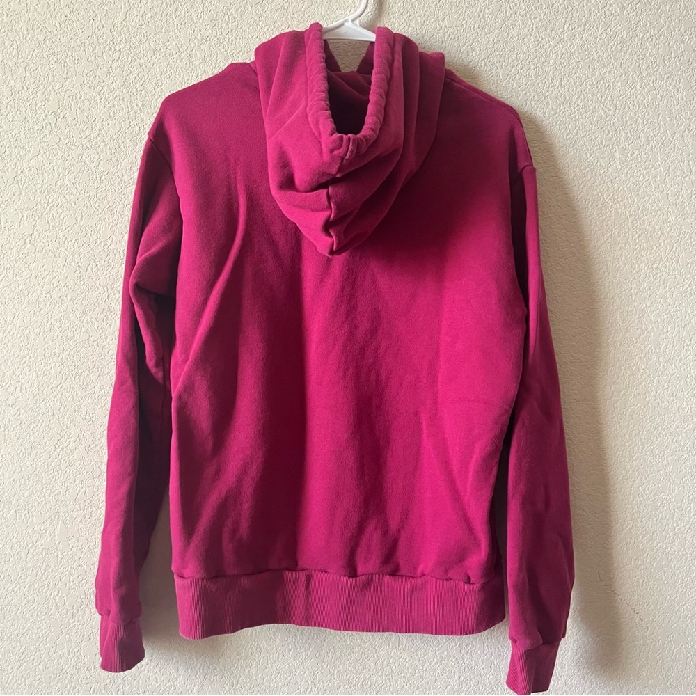 Celine Pink Graphic Drawstring Pullover Hoodie wi… - image 3